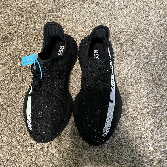 Adidas Yeezy Boost 350 V2 Black White Sneakers